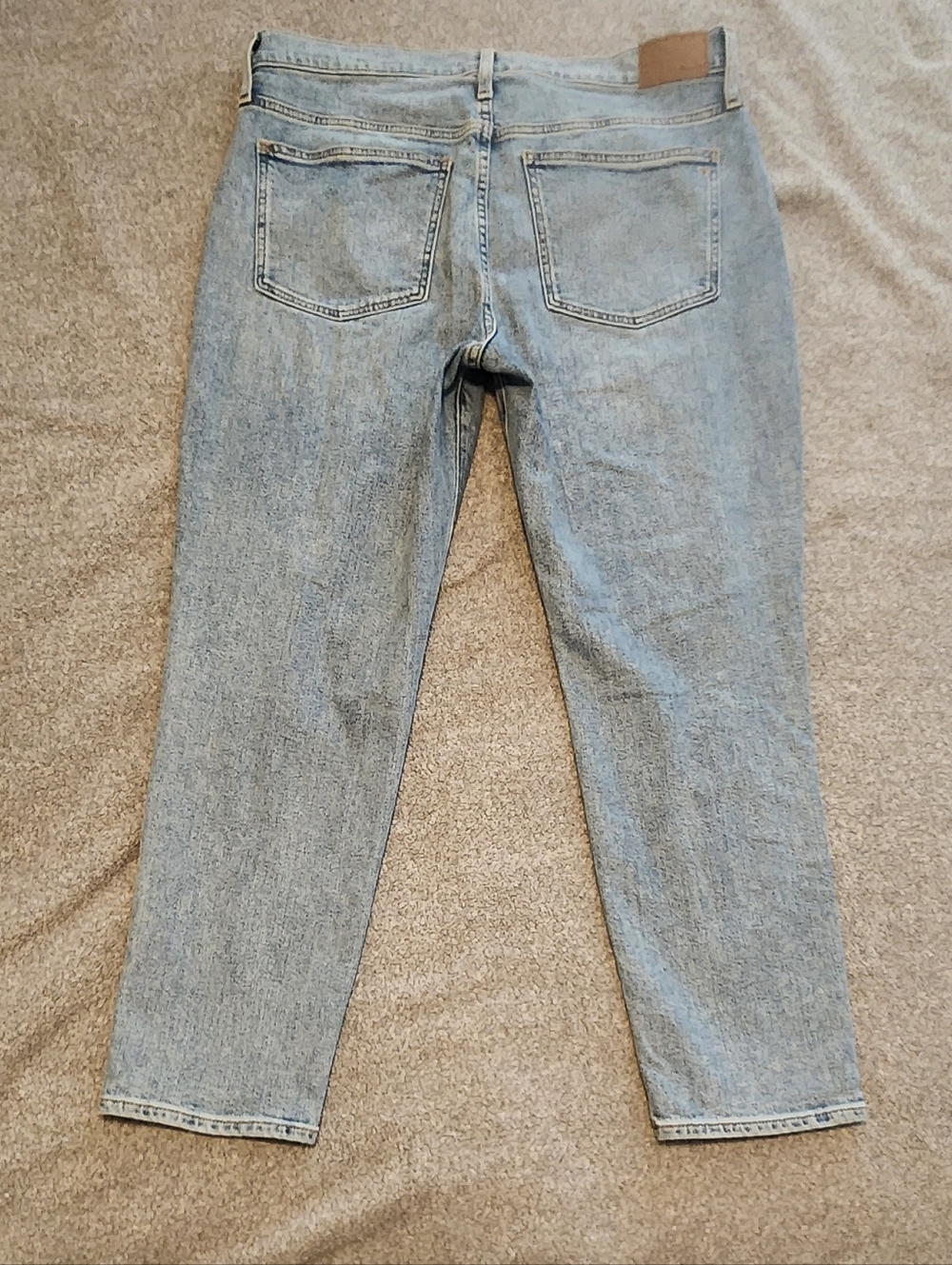 Madewell The Perfect Vintage Jean Light Wash Distressed Straight Leg Jeans 32 - Picture 5 of 7